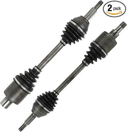 Detroit Axle - 2 Front CV Axles for 2004-2007 Ford Freestar Mercury Monterey 2005 2006 CV Axle Drive Shafts Assembly Replacement