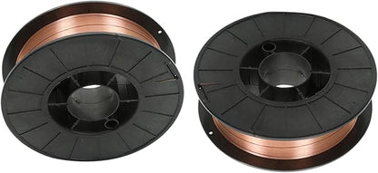 2 Spool 0.023 Inch Solid Mig Welding Wire 10 Pound Spool ER70S-6 Mild Steel Welding Wire (0.6 MM)