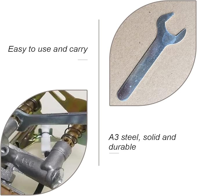 Single Open End Spanner,Flat Spanner 30mm Compression Fitting Spanner,Lightweight Wrench Nut Spannerfor Narrow Space Caravan Fixing
