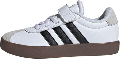 adidas Kids' VL Court 3.0 Elastic Lace & Strap Shoe