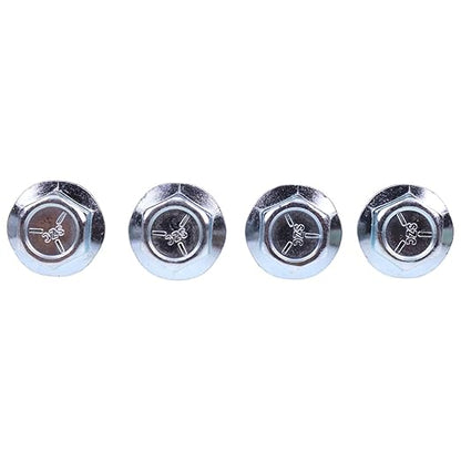 4X Hex Head Washer Self Tapping Screws 710-0599 Compatible with Columbia Craftsman Huskee Troy Bilt 420 1000 RZT-42 CC760ES 1170 RZT-S46 3225 Models