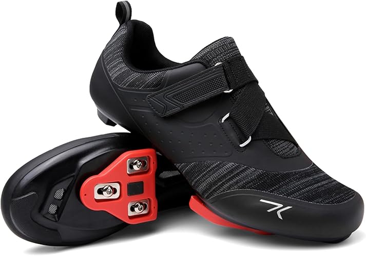 Mens Cycling Shoes Compatible Lock Pedal Bike Shoes Womens Bicycle Shoes Road Bike Riding Shoes