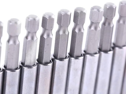 Rocaris 10 Pack Magnetic Extension Socket Drill Bit Holder 1/4" Hex Power Tools