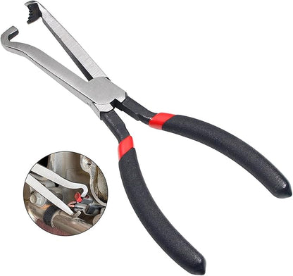 37960 Electrical Disconnect Pliers, 8 inch Automotive Electrical Connector Pliers for Auto Mass Air Flow Sensors, Fuel Injectors, Ignition Coils and Other Auto Parts (Red)