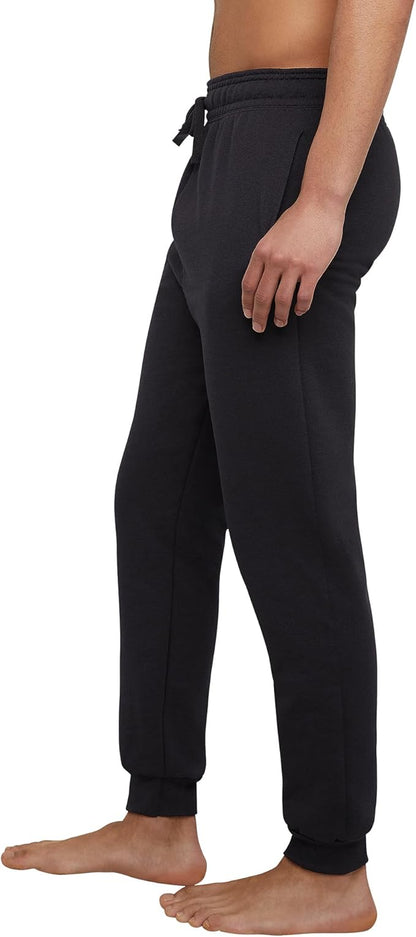 Hanes EcoSmart Jogger Sweatpants, Men's Midweight Fleece Lounge Pants, 30.5"