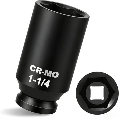 1/2" Drive Impact Socket 1-1/4" Deep Impact Socket Cr-Mo Steel