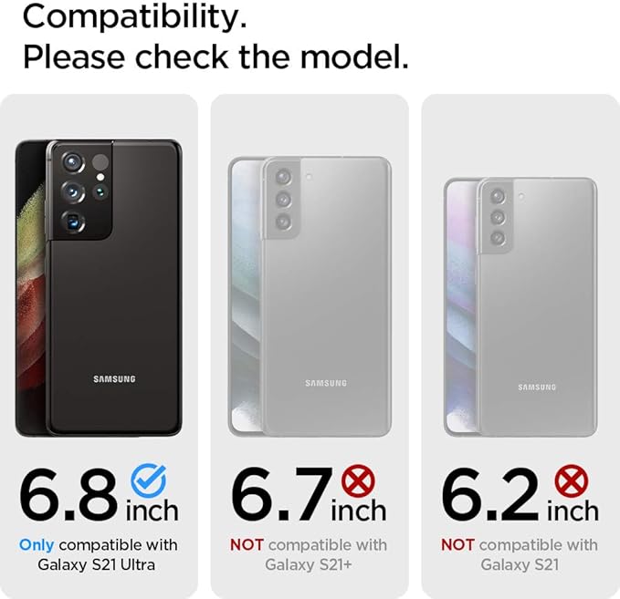 Spigen Tough Armor [Extreme Protection Tech] Designed for Galaxy S21 Ultra Case (2021) - Gunmetal