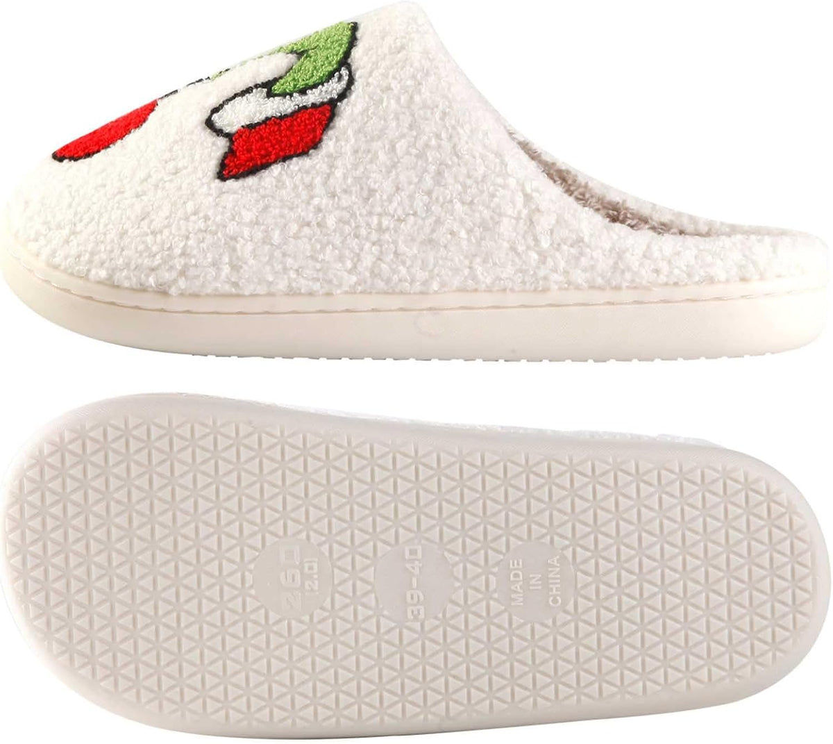 Christmas Slippers For Women Men Women's Cozy House Slippers With a Classic Plaid Pattern In Red And Black For Christmas Indoor Outdoor