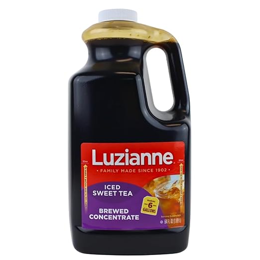 Luzianne Iced Tea Concentrate, Sweetened, Just Add Water, 64 Fl Oz Bottle (Pack of 1)