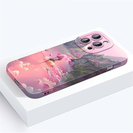 Chinoiserie Style Oil Painting Phone Case – Full Protection, Fall-Proof, Premium Design for iPhone 13 Pro Max & iPhone 14 Pro