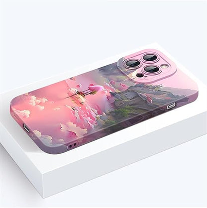 Chinoiserie Style Oil Painting Phone Case – Full Protection, Fall-Proof, Premium Design for iPhone 13 Pro Max & iPhone 14 Pro