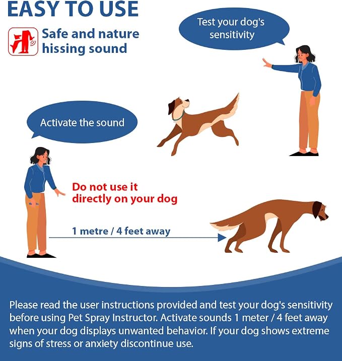 Gutes Leben Dog Corrector Spray, 70ml, Instructor Spray Dog Trainer for Stops Barking, Jumping Up, Help Stop Unnecessary Dog Behaviour, Safe, Humane Effective(1 Pack)