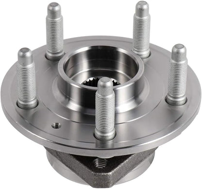 Wheel Hub Assembly SCITOO Bearing and Wheel Hub Set Fits 2010-2014 for Cadillac CTS FrontRear Hub Bearing with 5 Lugs 513282