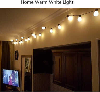 3 Pack E27 G45 2W Screw Cap Coloured LED Light Bulbs Festoon Party Lights for Indoor Outdoor Use