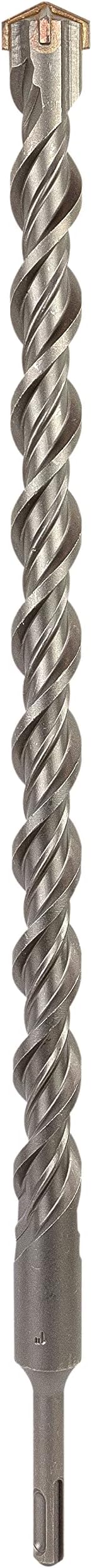 1 Inch x 18 Inch SDS Plus Rotary Hammer Drill Bit, Carbide Tipped for Brick, Stone, and Concrete (1" x 16" x 18")