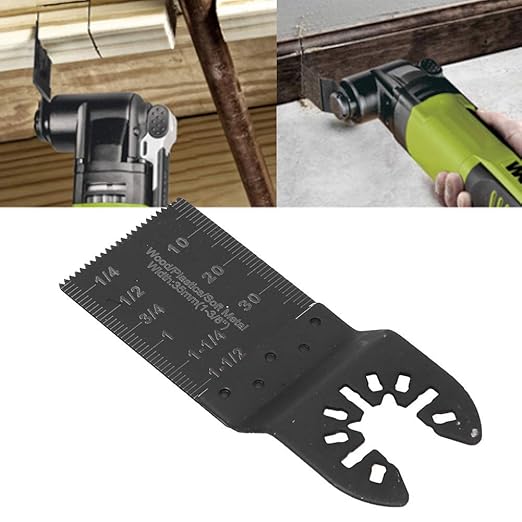Oscillating Saw Blades, Professional Universal Titanium Multitool Blades for Wood Plastics Metal, Quick Release Multi Tool Kits Fit Rockwell Fein