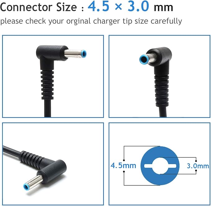 45W 65W Laptop Charger AC Adapter Power Suppy Cord for HP 15-AC 15-BS 15-CS 15-DB 15-F Series 15-ac121dx 15-bs234wm 15-bs015dx 15-ba079dx 15-ba009dx 15-cs3073cl 15-cs3153cl 15-db0015dx 15-db0031nr