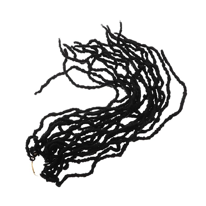 Dreadlocks Wig Micro Braids Faux Locs Crochet Hair Extensions Synthetic Hair for Parties Travel