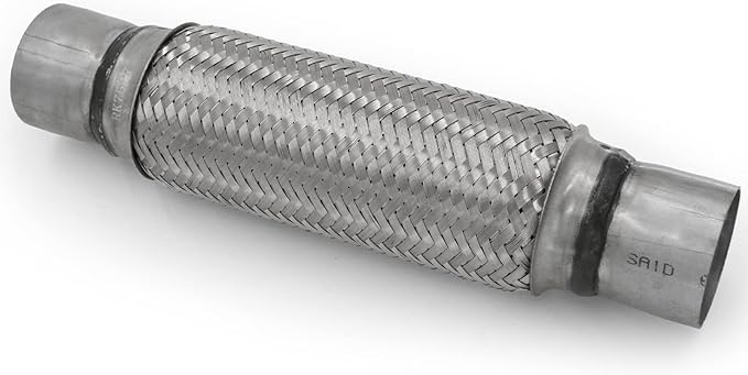 RP Remarkable Power, RK7547 Exhaust Flex Pipe 2.5" x 10" Heavy Duty Stainless Steel 14"OL