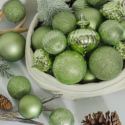 Christmas Tree Decoration Ornaments for Xmas Tree Holiday Wreath Garland Decor Ornaments Hooks Included