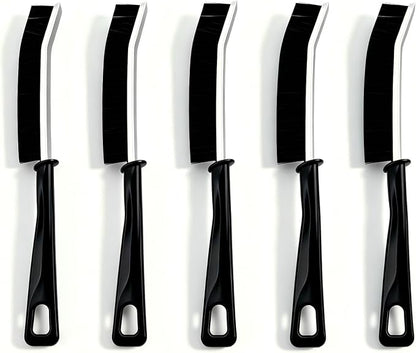 5 Pack Crevice Cleaning Brush, Heavy Duty Thickened Gap Brush, Hard Bristle Slim Cleaning Tool for Window Track, Bathroom Tile, Kitchen Sink