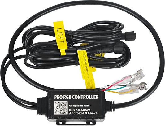 Caja controladora de luz de latigo RGB para omotor 2pc Whip Light