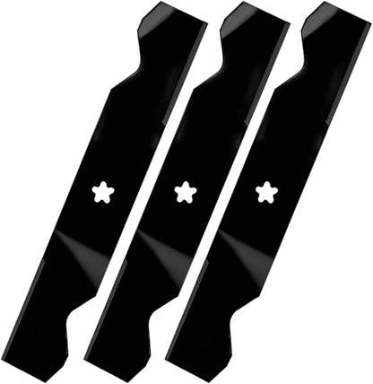 Lawn Mower Blades Z254 54 Inch Compatible with Husqvarna Z254F 532187256 YTH2454 LGT2554 LGT2654 Fits Craftsman Poulan Replace OEM Part: 187256, 532187256, 539112053, 187254