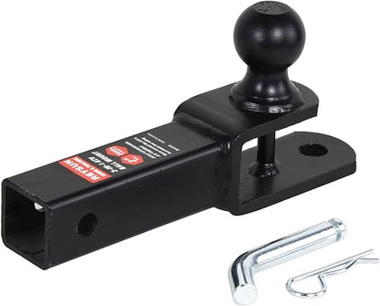 864209 3 in 1 ATVUTV Trailer Hitch Towing Ball Mount with 2 inch Trailer Ball, Fits 2 inch Hitch Receiver...