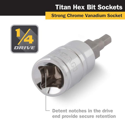 Titan 15602 14-Inch Drive x 2mm Hex Bit Socket