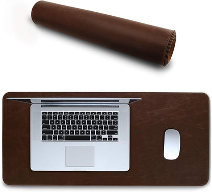 Londo Leather Extended Mouse Pad a Large Desk Mat for Office  Gaming, Smooth Writing Surface, Non-Slip Base, Durable  Stylish Workspace Accessory