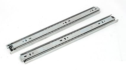 15-inch 3 Cabinet Hardware Sections Side Mount Telescoping Ball Bearing Damper Drawer Drawer Slides Slide 2pcs