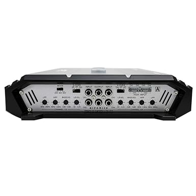 Hifonics ZXX-2400.1D Zeus Mono Channel Car Audio Amplifier (Silver)  Class D Amp, 2400-Watt, Aluminum Heat Sink, Variable Electronic Crossover, Illuminated Logo, Bass Remote Included, 1 Ohm Stable