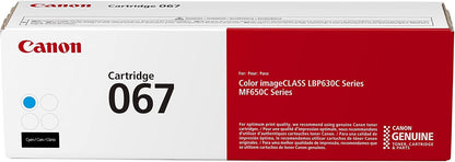 067 Cyan Toner Cartridge Compatible with LBP633Cdw, LBP632Cdw, MF652Cdw, MF653Cdw, MF654Cdw, MF656Cdw
