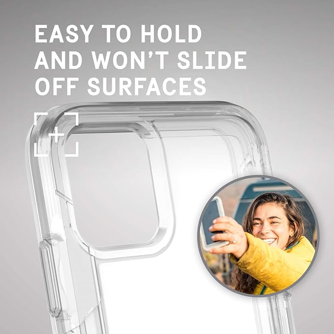 Pelican iPhone 11 Case, Voyager Series – Military Grade Drop Tested – TPU, Polycarbonate Protective Case for Apple iPhone 11 (Yellow-Clear)