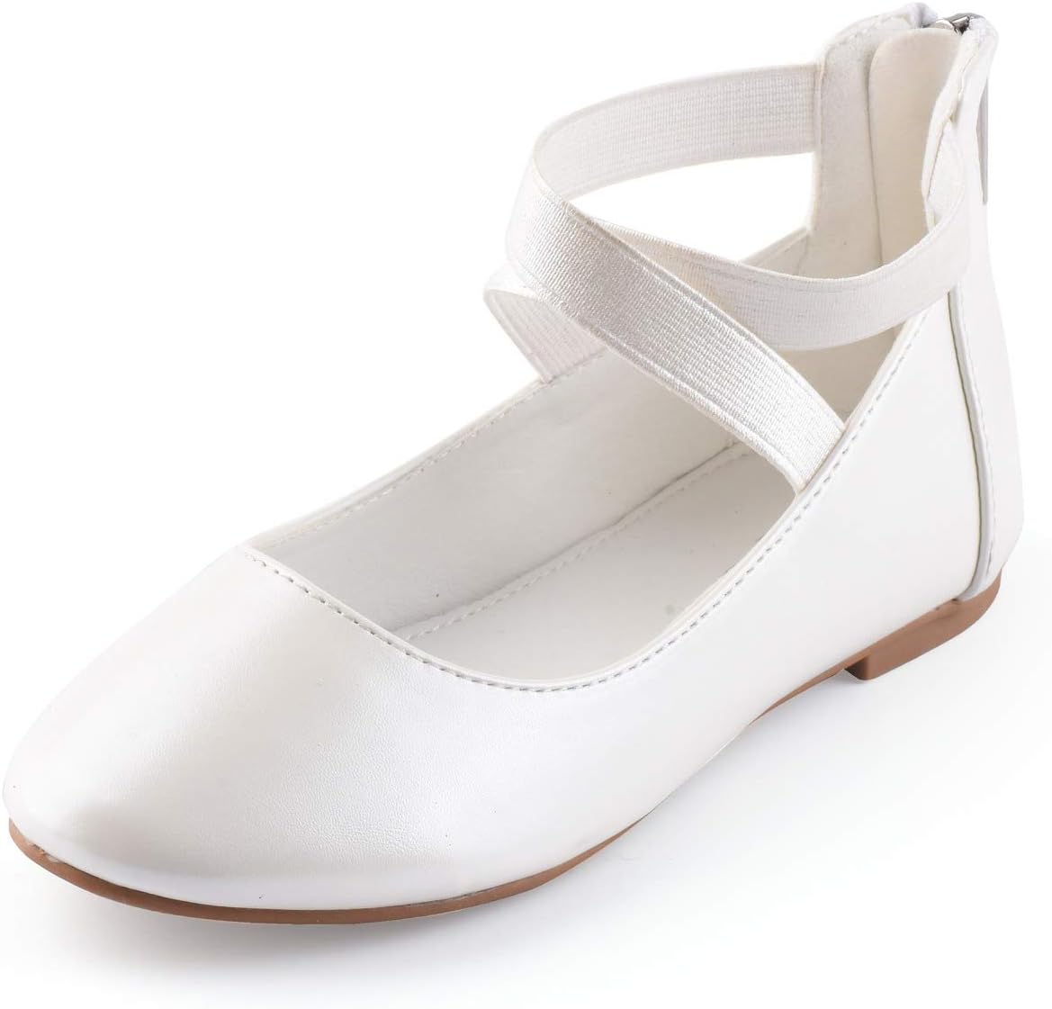 Nova Utopia Toddler Little Girls Dress Ballet Ankle Strap Flat Shoes .