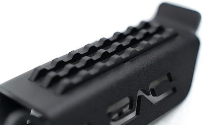 Foot Pegs for the 2007-2025 Jeep Wrangler JK/JL & Gladiator JT | Sold as a Pair | Rugged Anti-Slip Pedal Grip Design | Fits Front and Rear Hinges | Includes Padded Stopper | DV8 Offroad