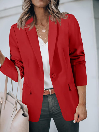Soft, comfortable blazer from Cicy Bell, perfect for office, casual, or dressing up everyday look.