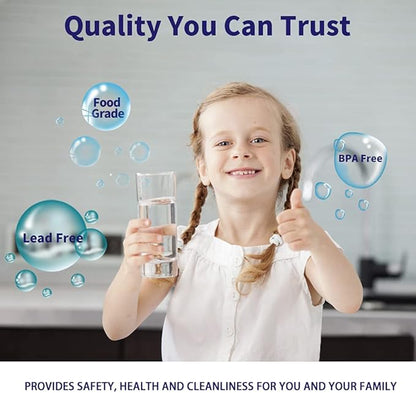 Huining 2PCS Black Water Filters - Household Gravity Water Filter System - Compatible With Berkey