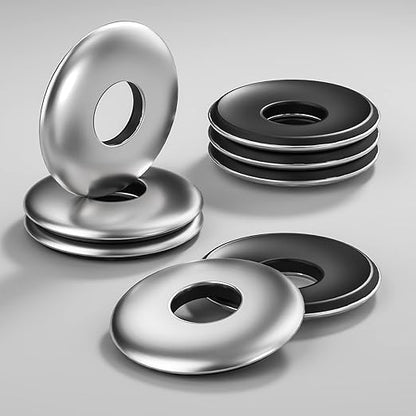(100 pcs) 14x1 Sealing Washers 304 Stainless Steel Neoprene EPDM Bonded