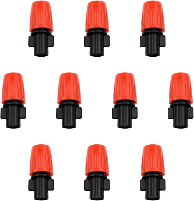 Atomizing Nozzle 14 Inch Adjustable Atomizing Nozzle Sprayers for Garden Greenhouse Agricultural Drip Irrigation System 10PCS