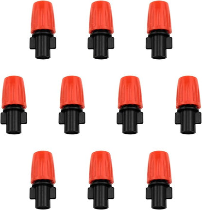 Atomizing Nozzle 14 Inch Adjustable Atomizing Nozzle Sprayers for Garden Greenhouse Agricultural Drip Irrigation System 10PCS