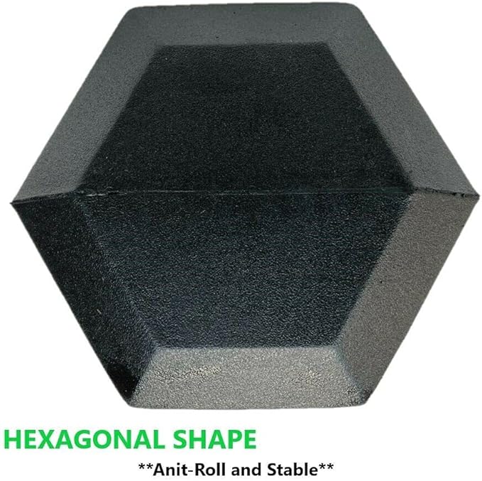 Rubber Encased Hex Dumbbell Hand Weight