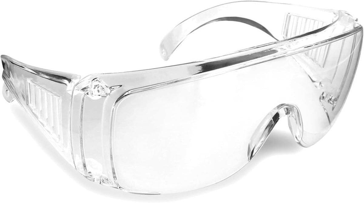RUGGED BLUE Visitor Safety Glasses For Men & Women | Ansi Z87 Certified Safety Glasses For Shooting Range | Anti-Scratch