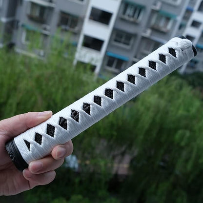 Japanese Sword Handle Tsuka 10.2inches AlloyCopperIron Fittings with Genuine Samegawa - Model DBZ01-DBZ07 for Katana Samurai Sword DecorationCollection