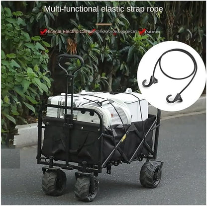 The Hook Bungee Cord Durable 1m Black Trolley Strap Luggage Cart Strap Luggage Cart Bike