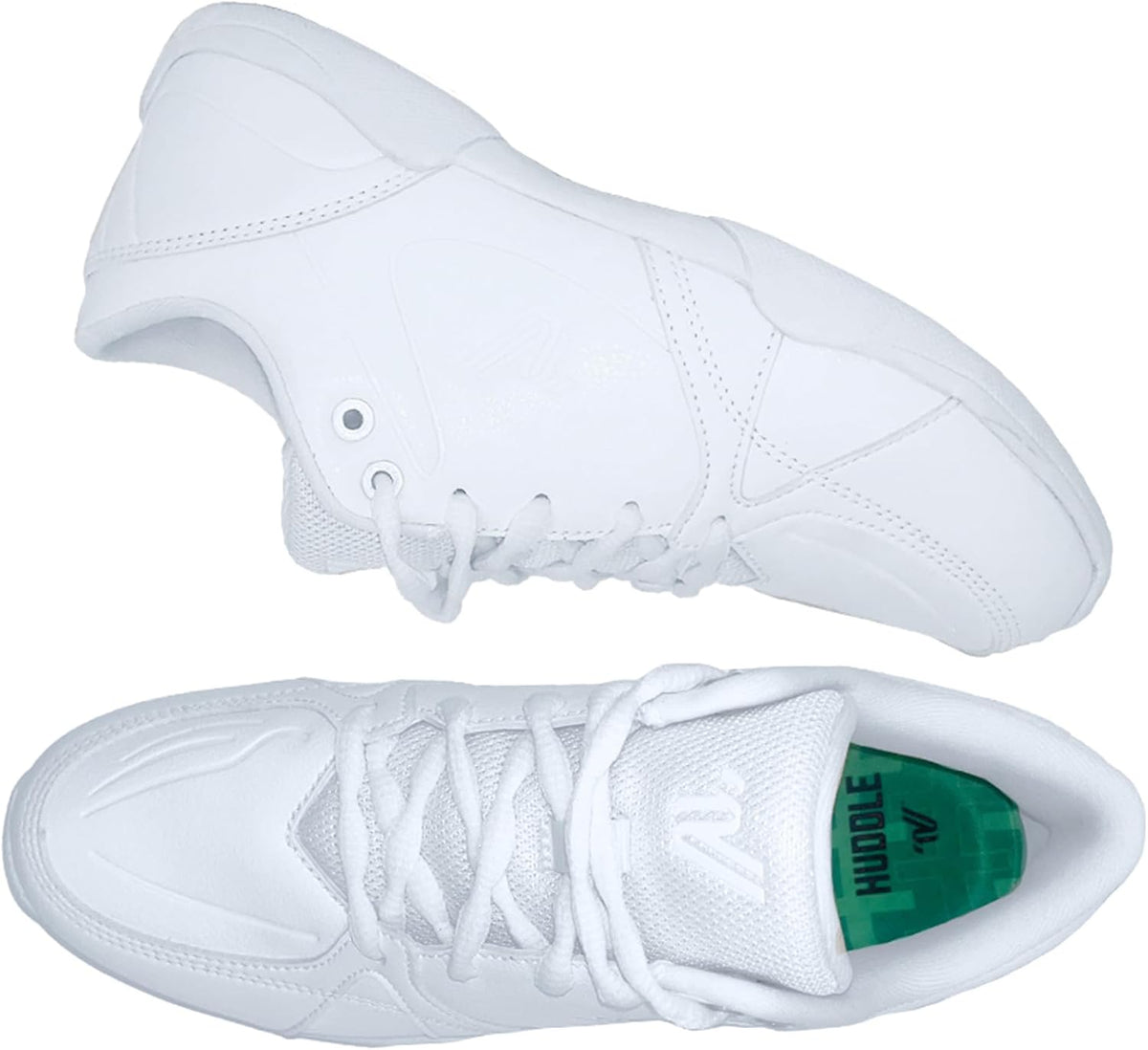3 Y , Varsity Spirit Huddle Cheer Shoes for Women and Girls - Lightweight and Durable White Cheer Shoes for Cheerleaders and Athletes.