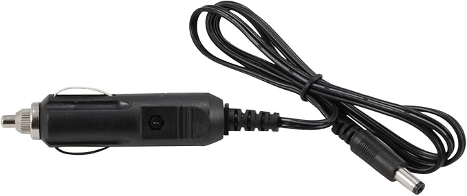 JacobsParts 12V DC 5.5mm x 2.1mm Car Cigarette Lighter Power Supply Adapter Cable (5 Feet)