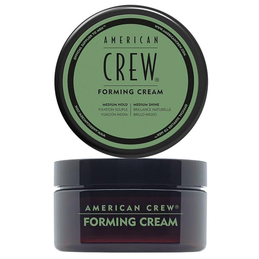American Crew Men's Hair Forming Cream (OLD VERSION), Like Hair Gel with Medium Hold  Medium Shine, 3 Oz (Pack of 1)