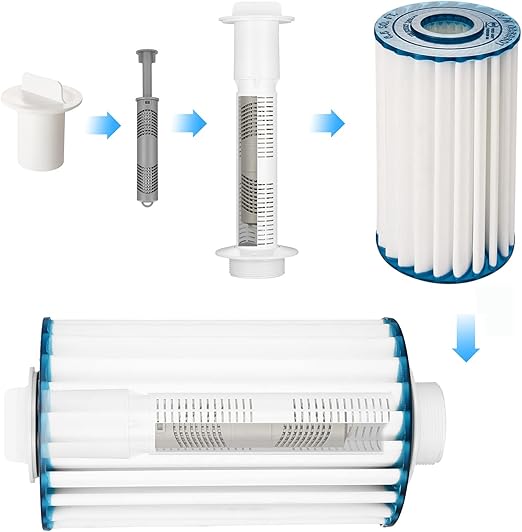 9-4/5 Inch Standpipe Compatible with Hot Spring Spas Tri-X Cartridge Filter (1, White)