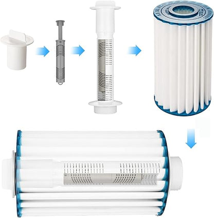 9-4/5 Inch Standpipe Compatible with Hot Spring Spas Tri-X Cartridge Filter (1, White)
